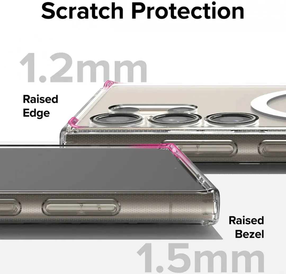 Ringke Fusion Magnetic Hoesje Samsung Galaxy S24 Ultra - Transparant - afbeelding 6 van 6