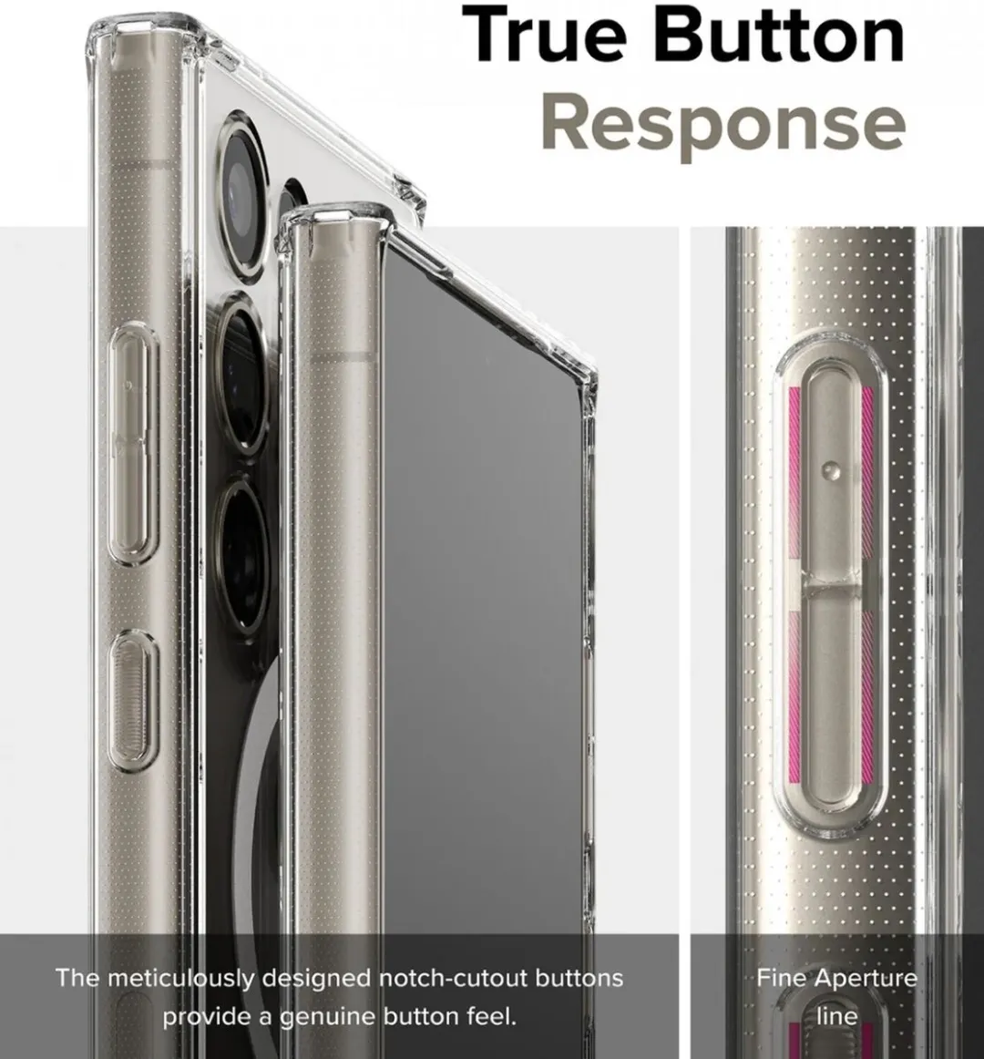 Ringke Fusion Magnetic Hoesje Samsung Galaxy S24 Ultra - Transparant