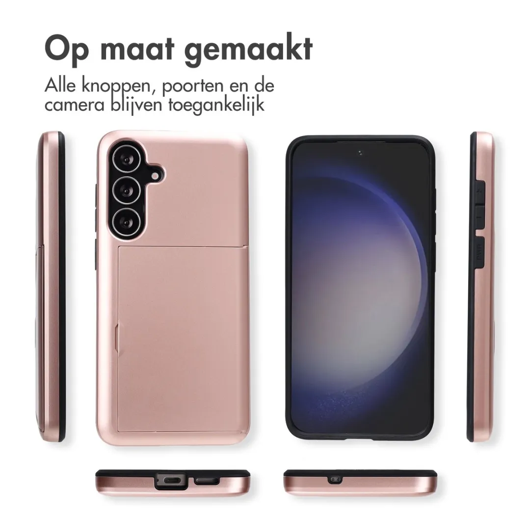 Imoshion Hoesje Samsung Galaxy S25 FE - Rosé Goud - 2 Pasjes
