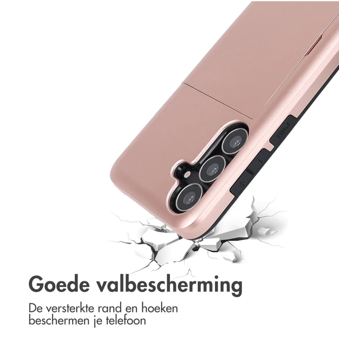 Imoshion Hoesje Samsung Galaxy S25 FE - Rosé Goud - 2 Pasjes
