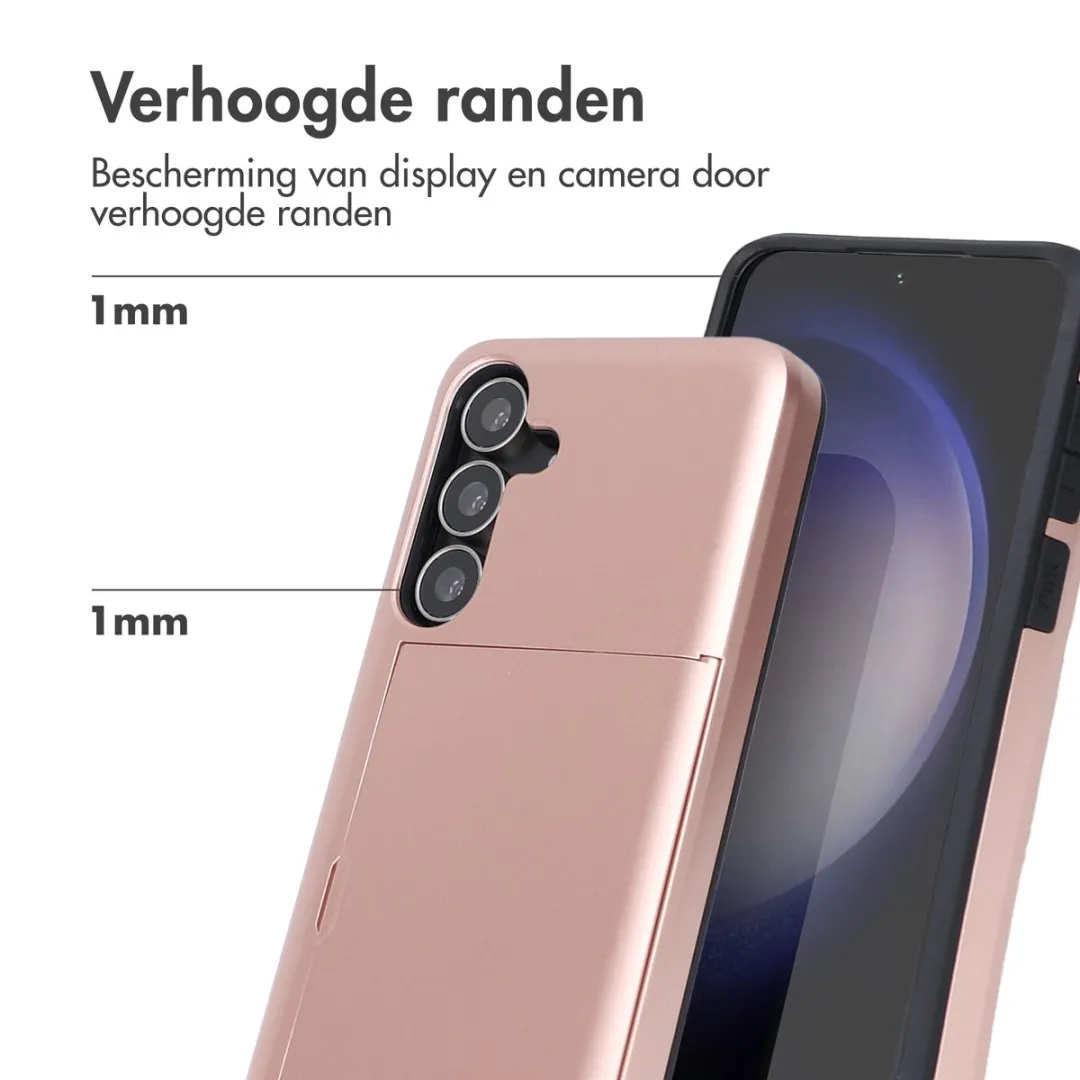 Imoshion Hoesje Samsung Galaxy S25 FE - Rosé Goud - 2 Pasjes