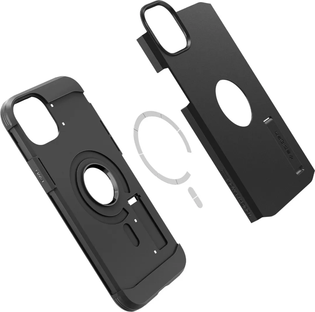 Spigen Tough Armor ACS05062 iPhone 14 Hoesje - Zwart