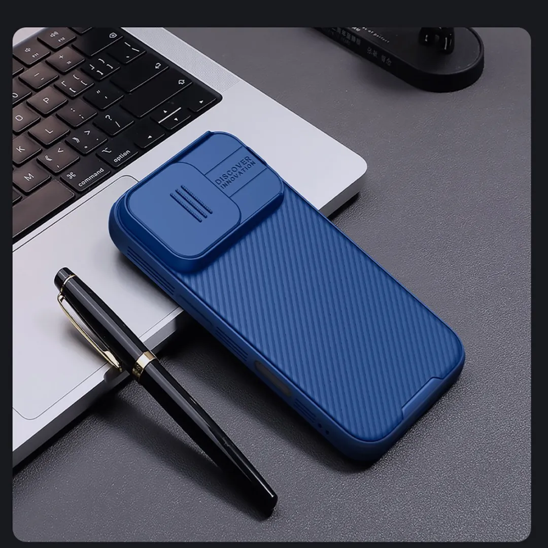 Nillkin CamShield Pro Case iPhone 16 Pro Max - Blauw - 57983122096 - afbeelding 3 van 3