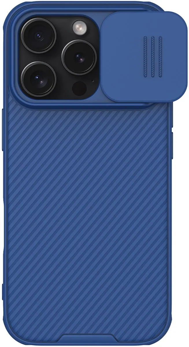 Nillkin CamShield Pro Case iPhone 16 Pro Max - Blauw - 57983122096 - afbeelding 2 van 3