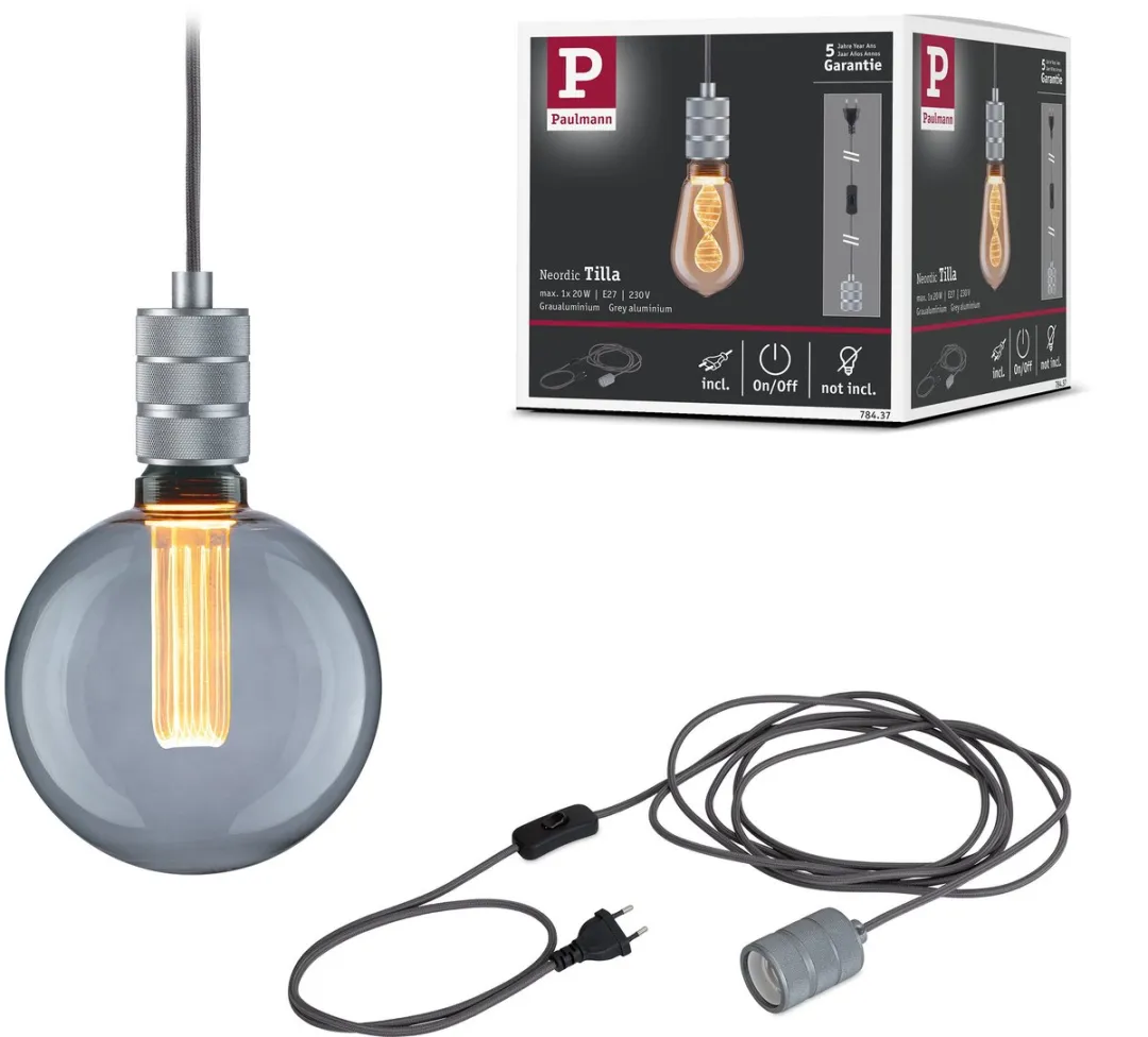 Paulmann Neordic Hanglamp Tilla E27 20W