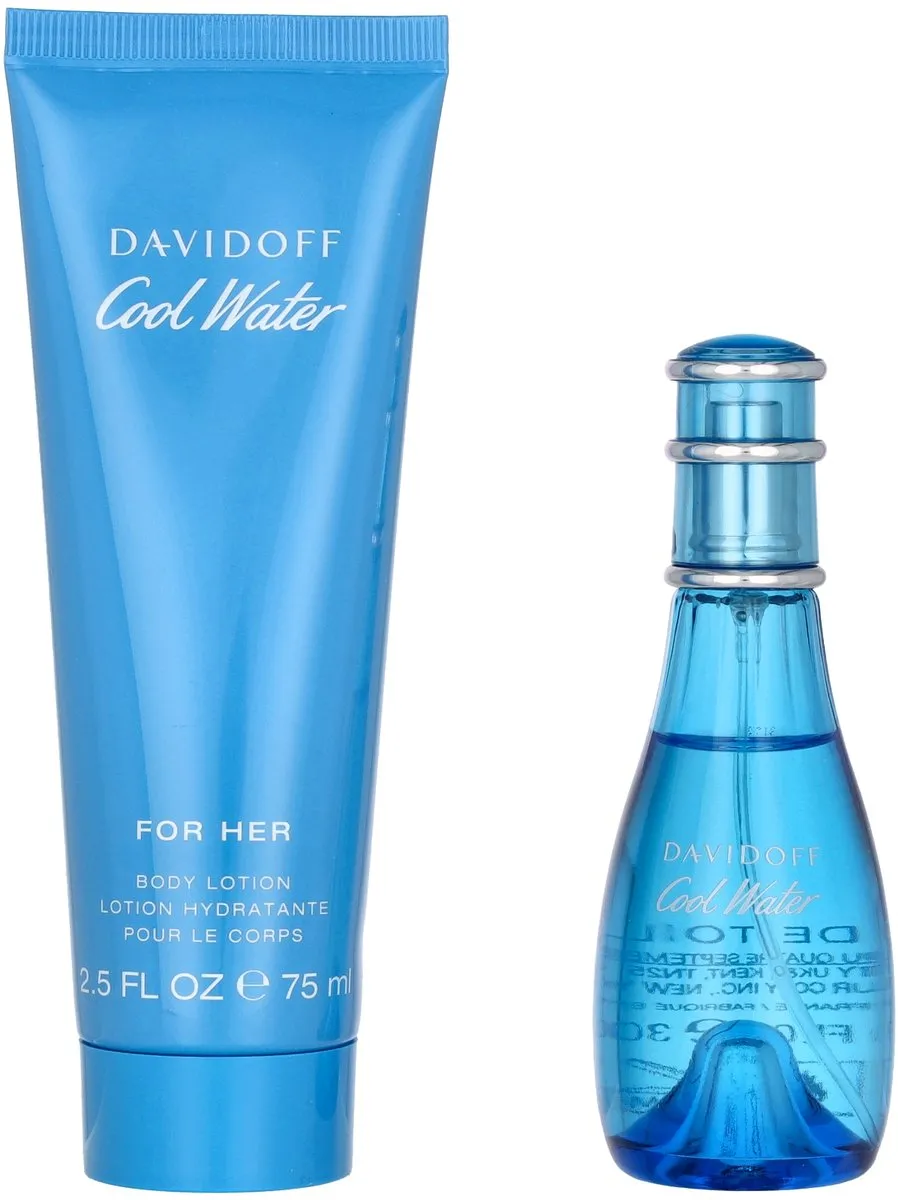 Davidoff Cool Water for Her Geschenkset - 30ml Parfum & Bodylotion
