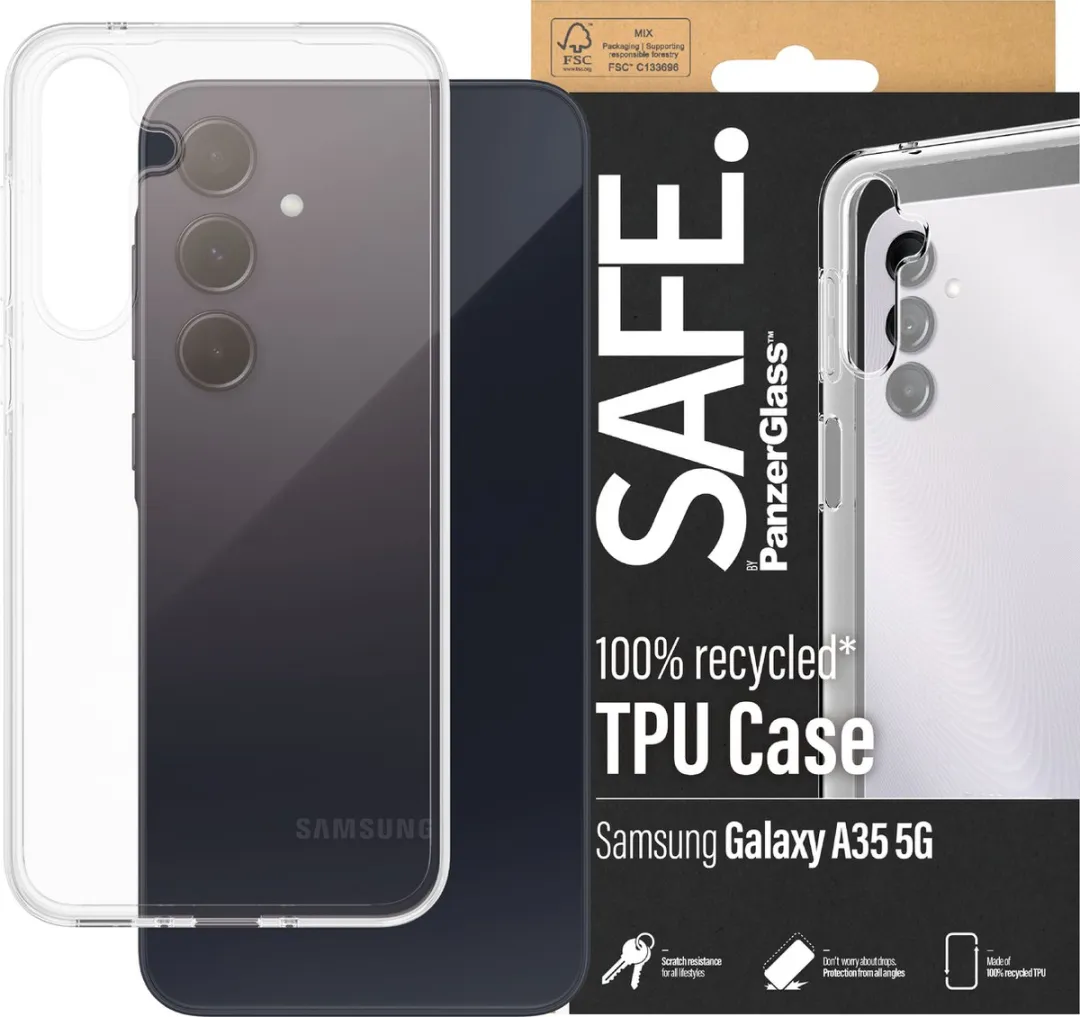 PanzerGlass Hoesje Samsung Galaxy A35 5G - Transparant - afbeelding 4 van 6