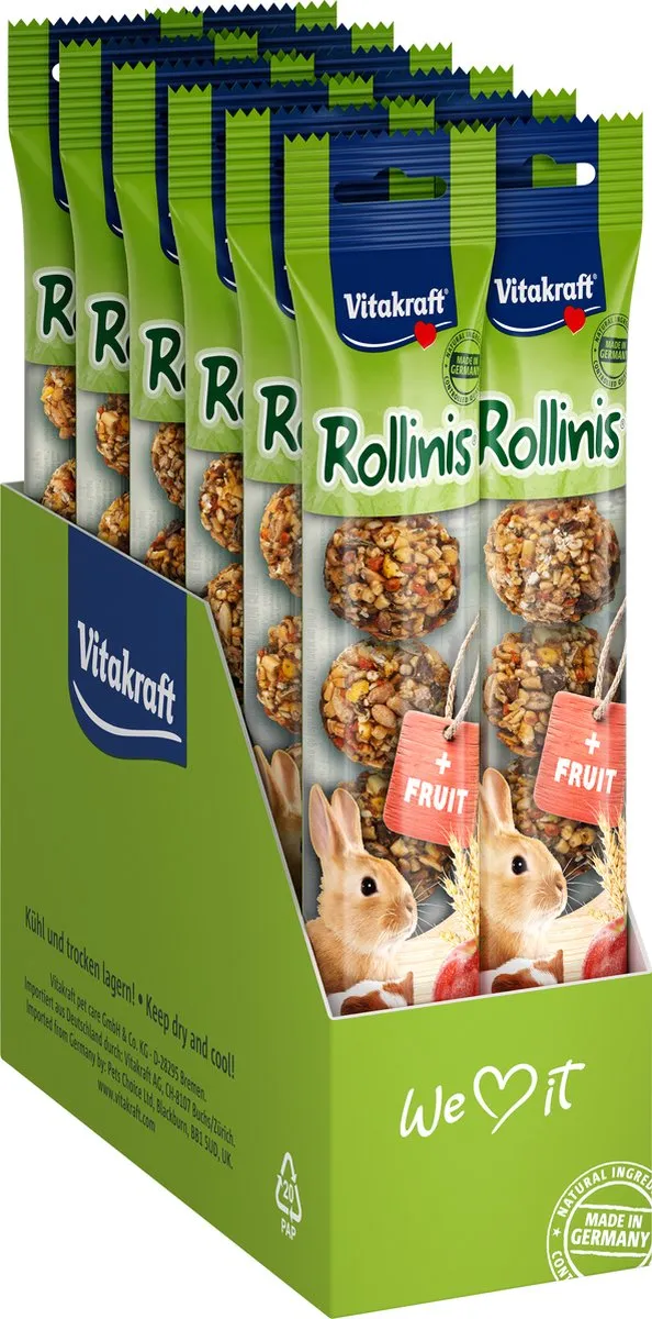 Vitakraft Rollinis Fruit Knaagdiersnacks