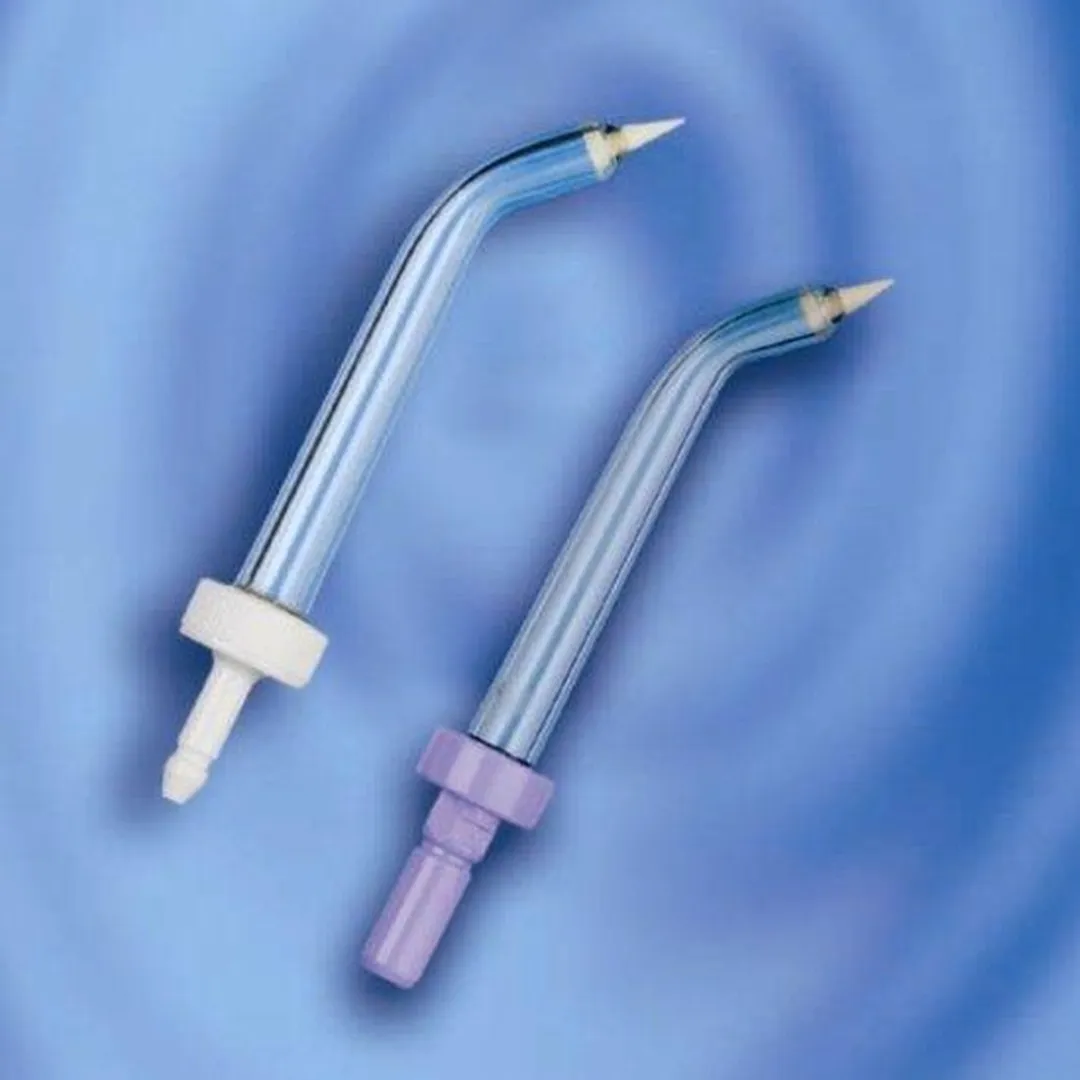 Waterpik PP-100 Pik-Pocket Tips - Opzetstukken Voor Waterflossers - 2 Stuks - Zilver