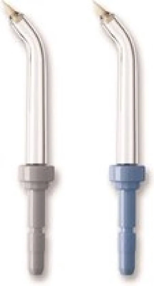 Waterpik PP-100 Pik-Pocket Tips - Opzetstukken Voor Waterflossers - 2 Stuks - Zilver