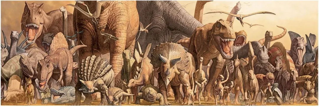 Eurographics Haruo Takino Dinosaurussen Legpuzzel 1000 Stuks - Meerkleurig