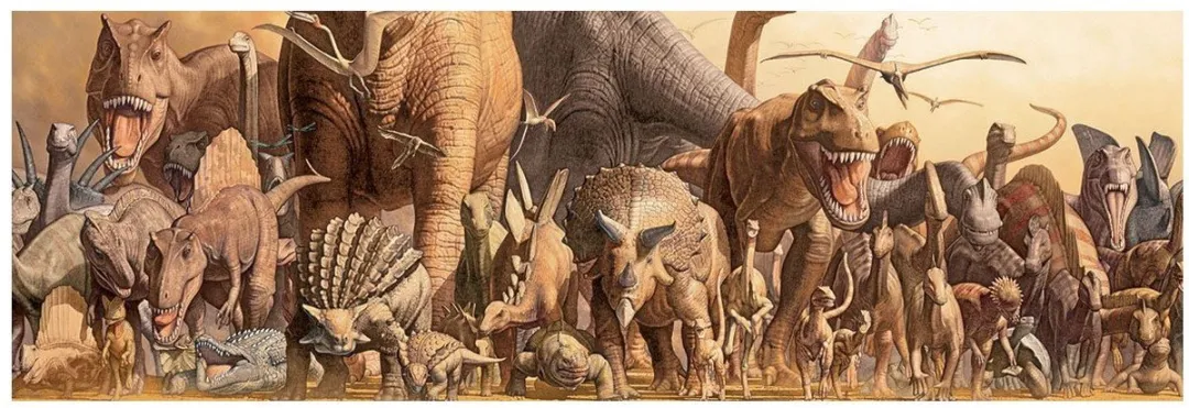 Eurographics Haruo Takino Dinosaurussen Legpuzzel 1000 Stuks