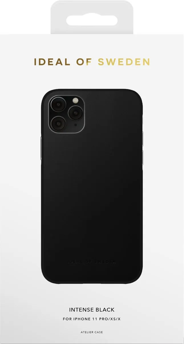 iDeal of Sweden Atelier Case iPhone 11 Pro/XS/X - Intense Black - afbeelding 4 van 6