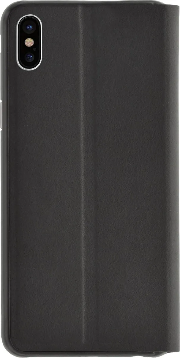 Azuri Booklet Ultra Thin iPhone Xs Max Huisje - 3 Pasjes - Zwart