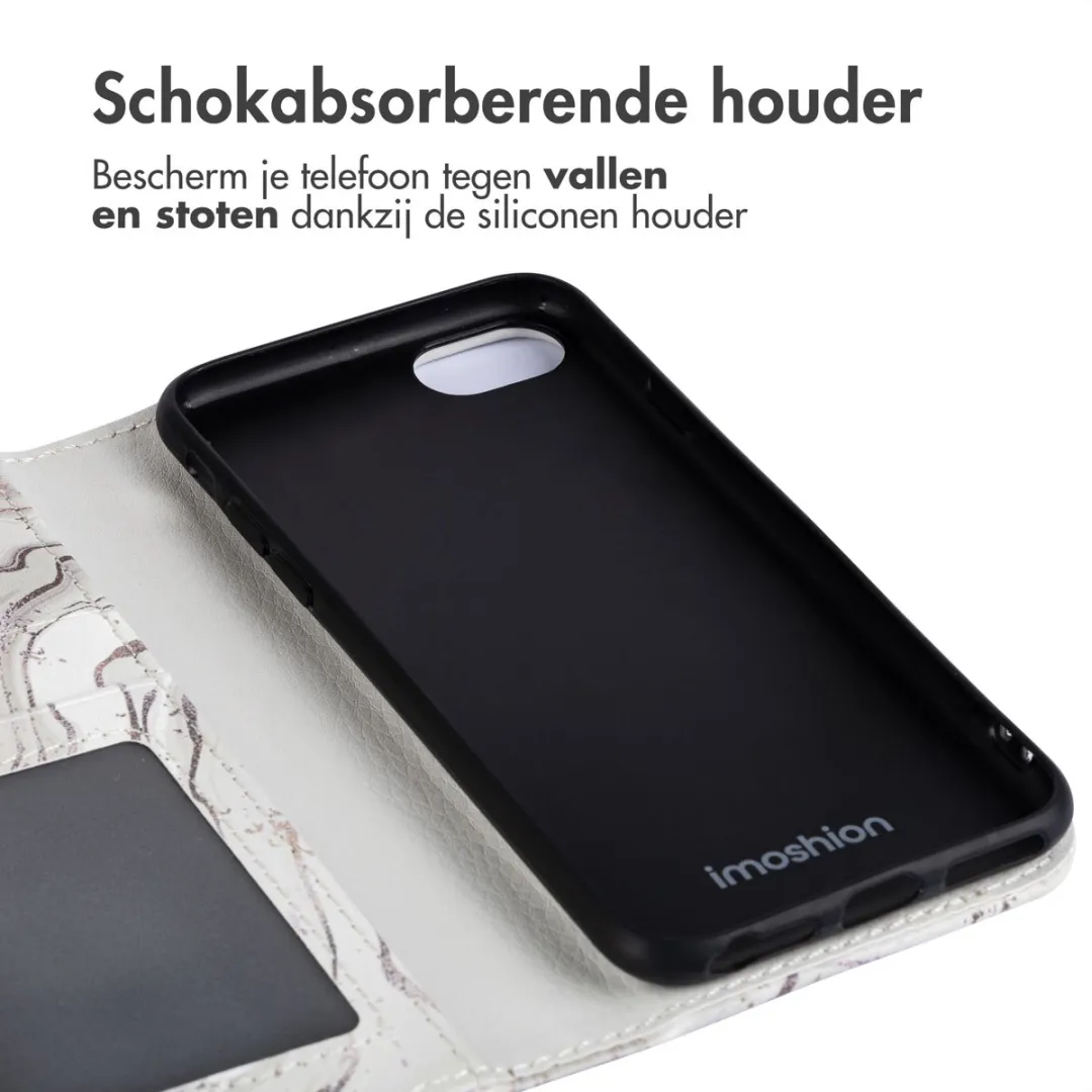 Imoshion iPhone 16e Hoesje Sandy Marble - 3 Pasjes