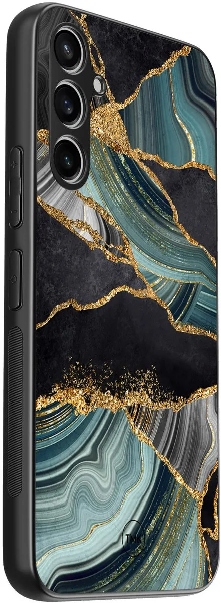 Casevibes Hoesje Samsung Galaxy A54 Marble Jade Stone - TPU