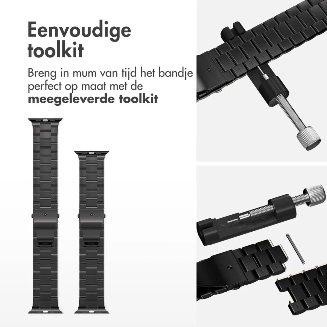 Imoshion Stalen Bandje Samsung Galaxy Fit 3 - Zwart