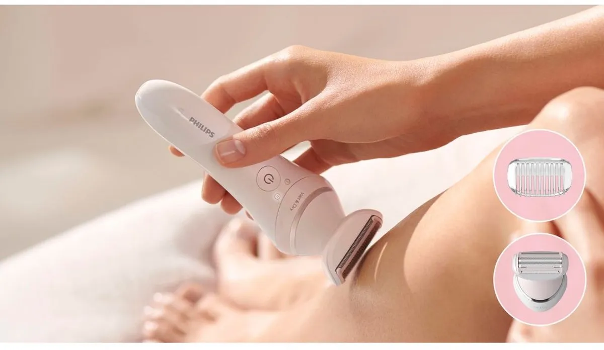 Philips Series 9000 BRE740/91 Epilator & Trimmer - 12 Accessoires - Wit - afbeelding 4 van 6