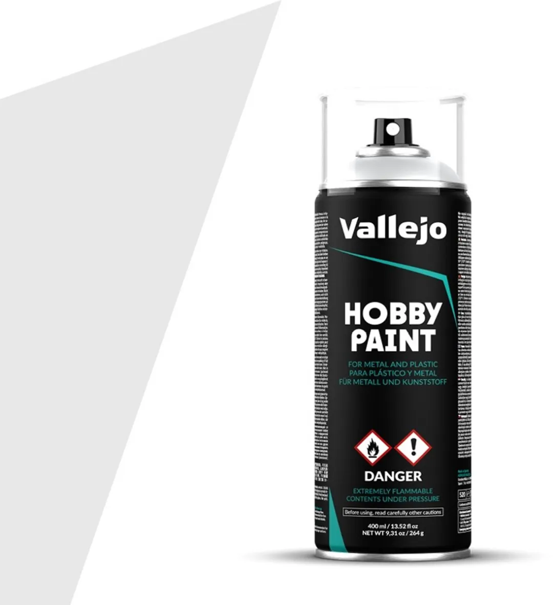 Vallejo Hobbyverf Grey Primer Spray 400ml