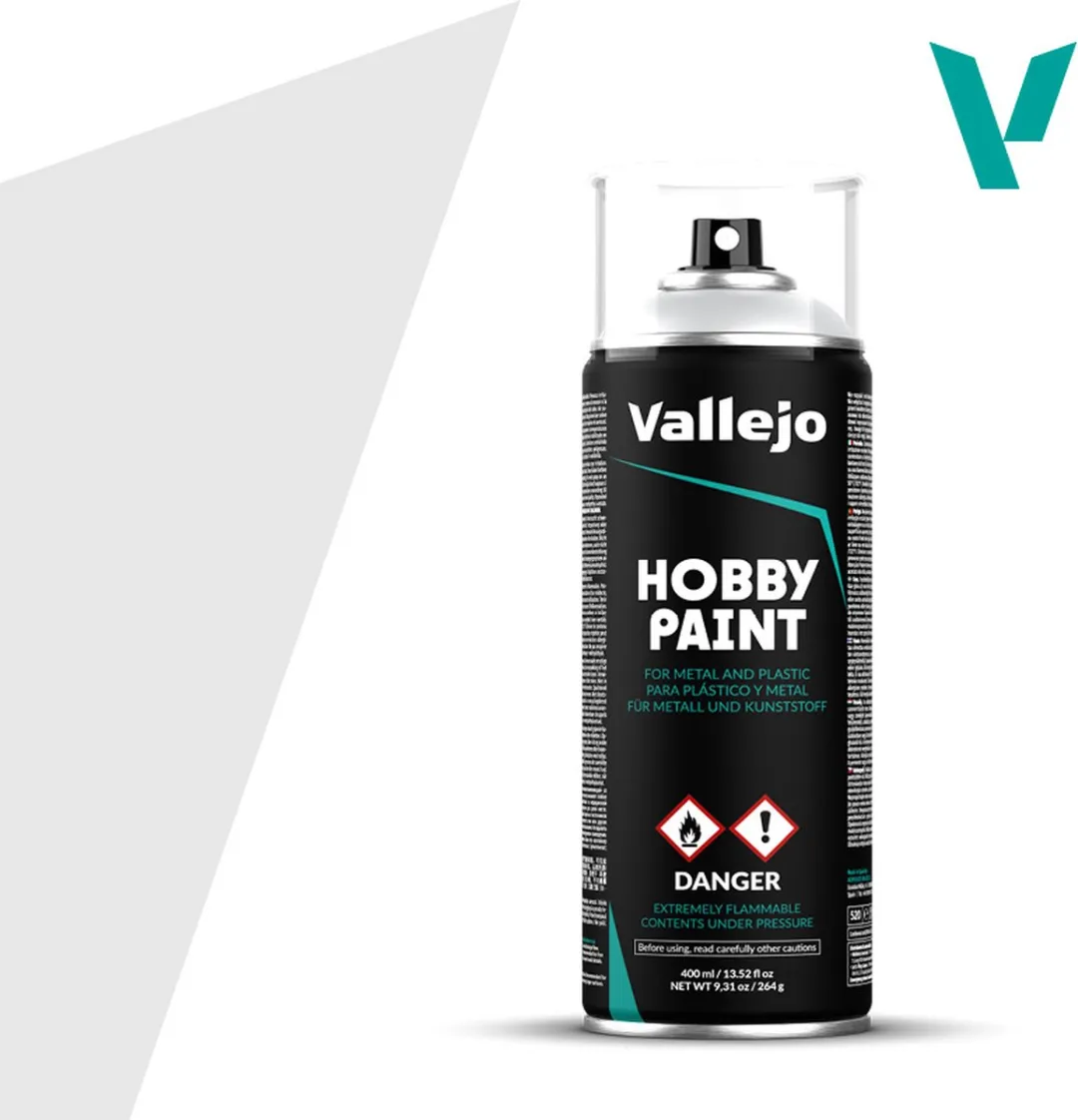 Vallejo Hobbyverf Grey Primer Spray 400ml