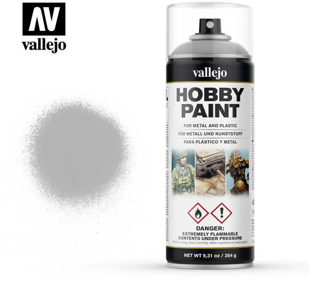 Vallejo Hobbyverf Grey Primer Spray 400ml