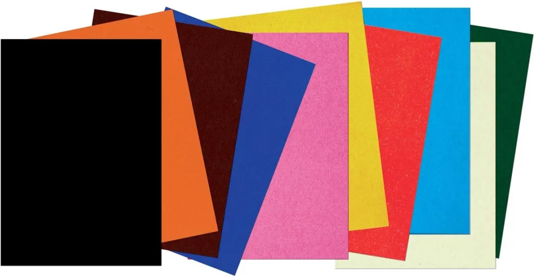 Folia Gekleurd Tekenpapier A4 - 10 Kleuren - 10 Stuks