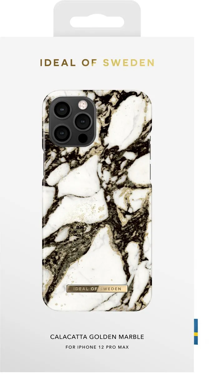 iDeal of Sweden iPhone 12 Pro Max Hoesje Calacatta Golden Marble - afbeelding 2 van 4