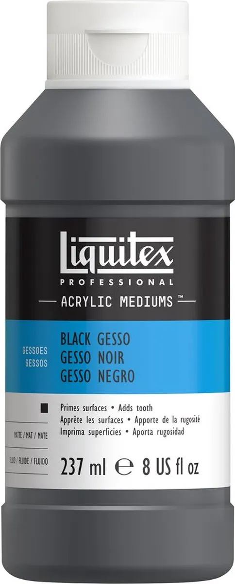 Liquitex Professional Gesso Zwart 237ml