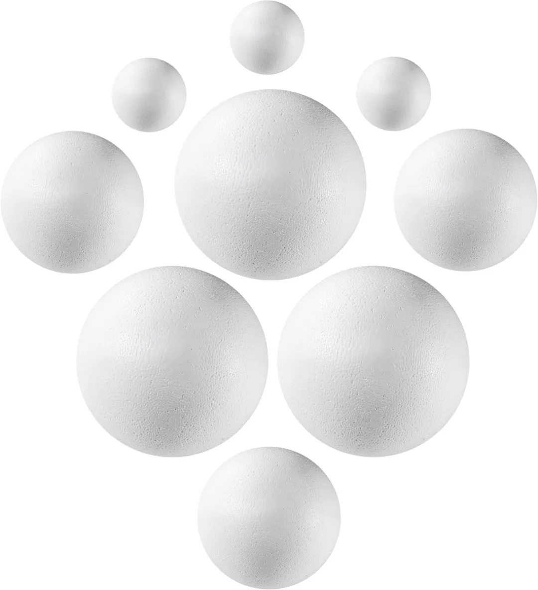 Rayher Piepschuimballen 9 Stuks