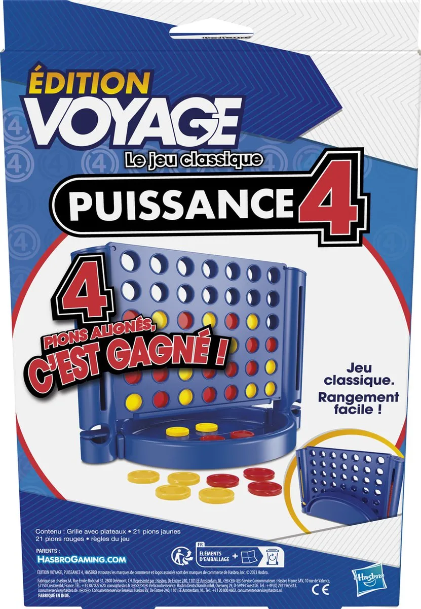 Hasbro Gaming Connect 4 F8253FR0 Bordspel - 2 Spelers