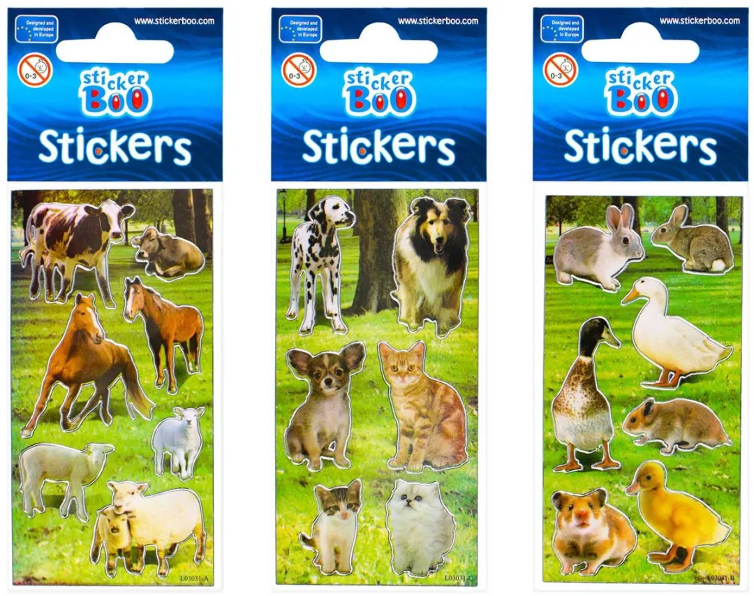 ThimbleToys Stickervel Boerderijdieren