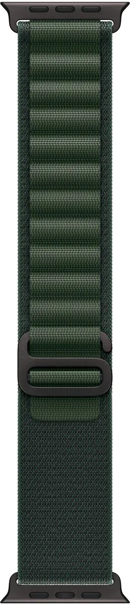Apple Watch Ultra 2 GPS + Cellular 49mm - Zwart Titanium - Dark Green Alpine Loop