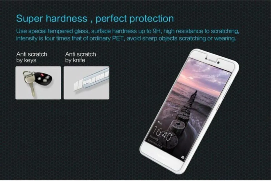 Nillkin Amazing 9H Glas Beschermer Huawei P8 Lite (2017) - 1 Stuk - afbeelding 4 van 6