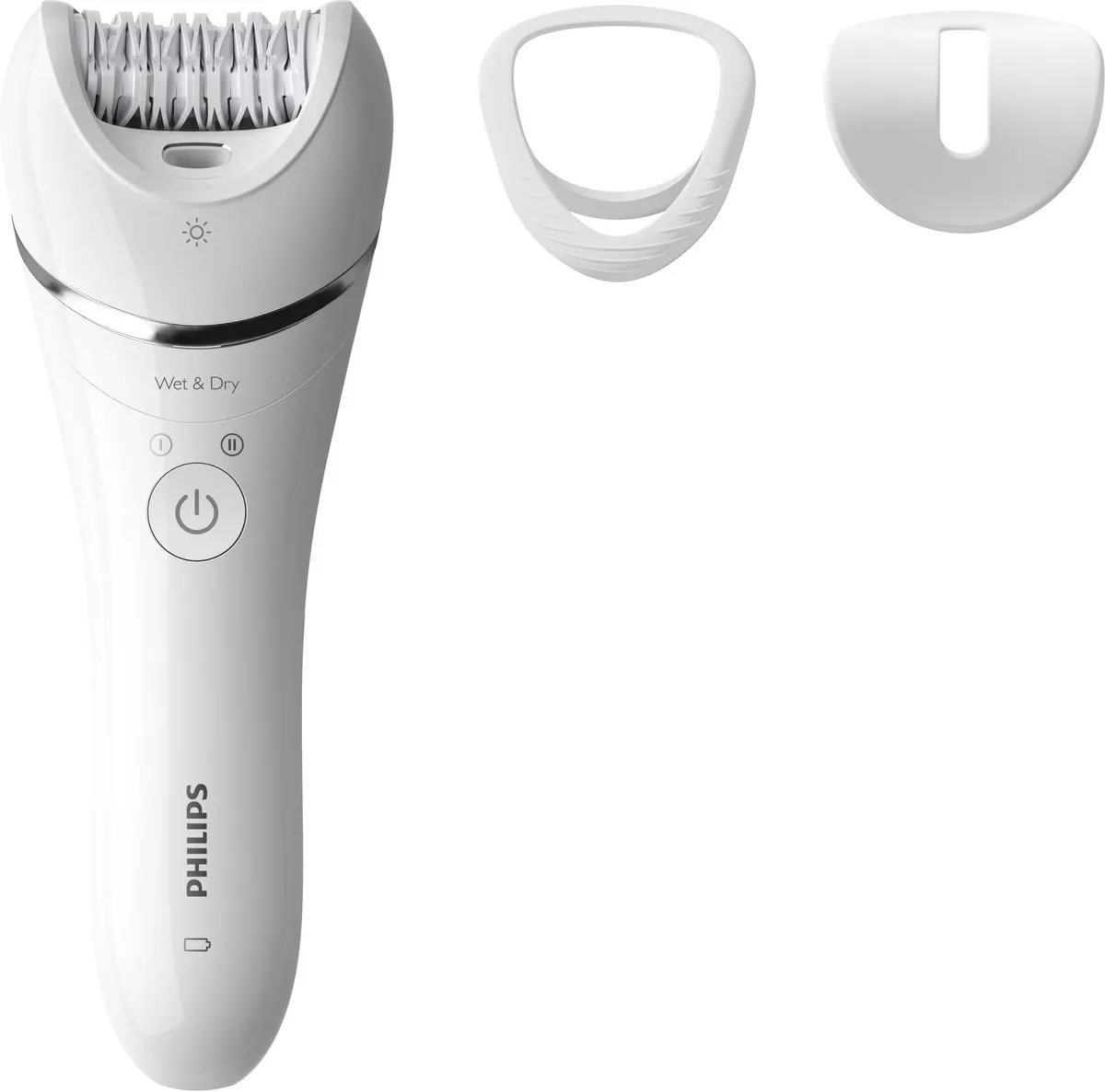 Philips BRE700/00 Wet & Dry Epileerapparaat - Lichaam - 2 Opzetstukken