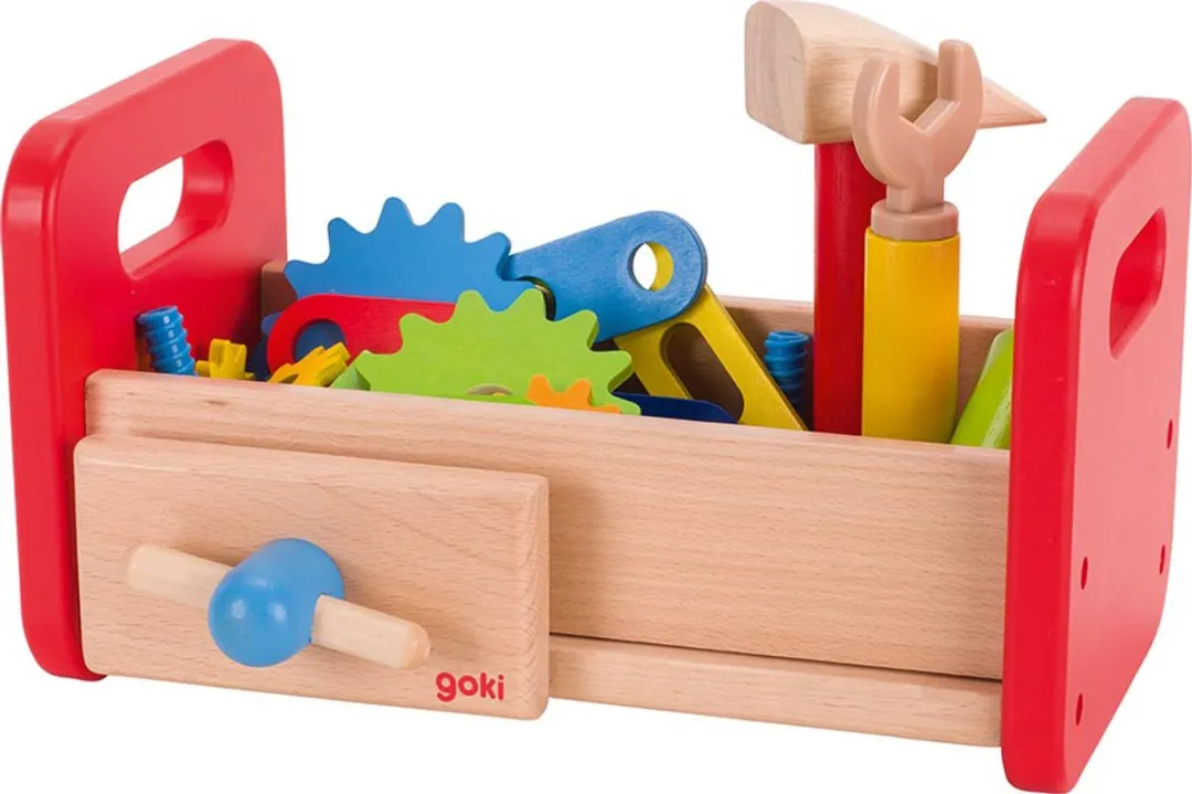 Goki Werkbank 27x20x15cm - 36-delig Multicolor