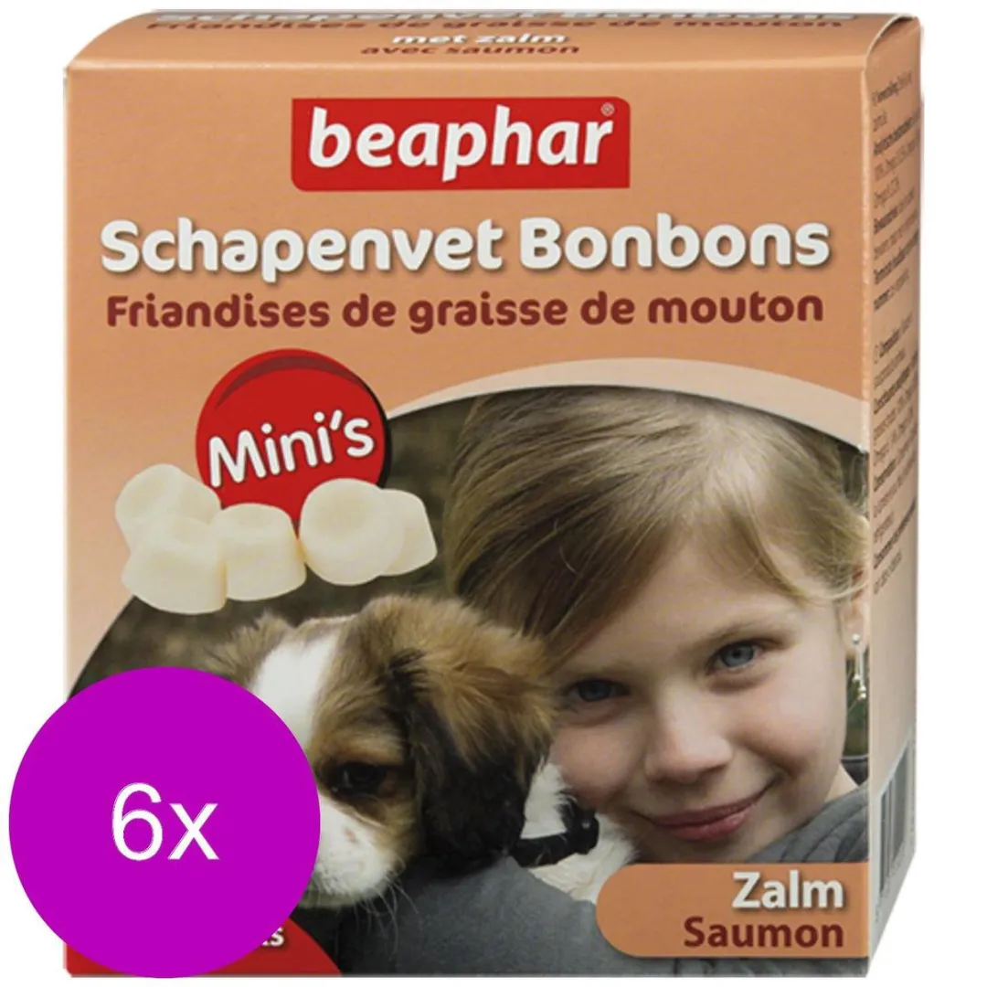 Beaphar Schapenvetbonbons Zalm - 6 Stuks - afbeelding 6 van 6