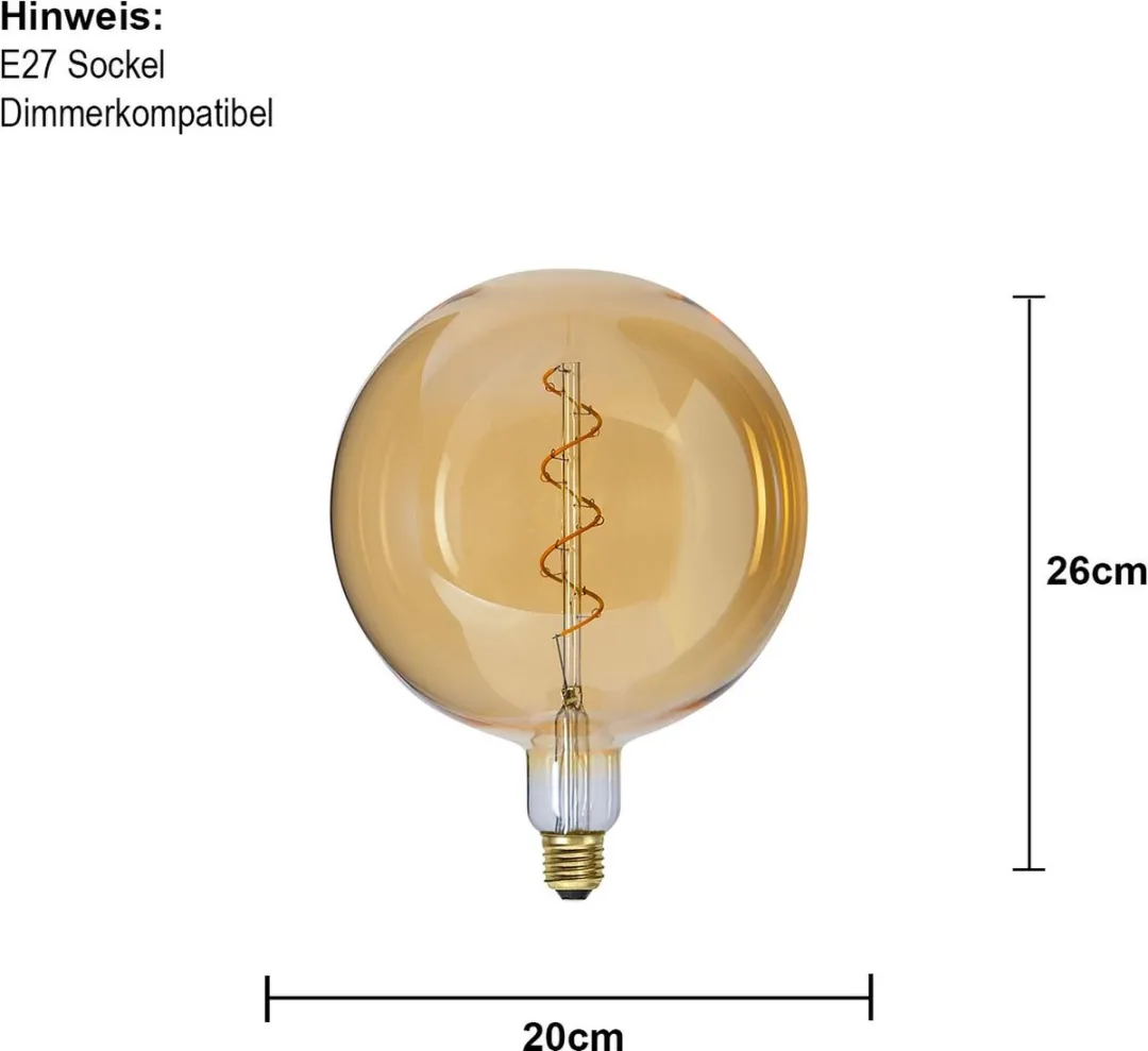 Star Trading LED Industrial Vintage E27 130lm - Amber