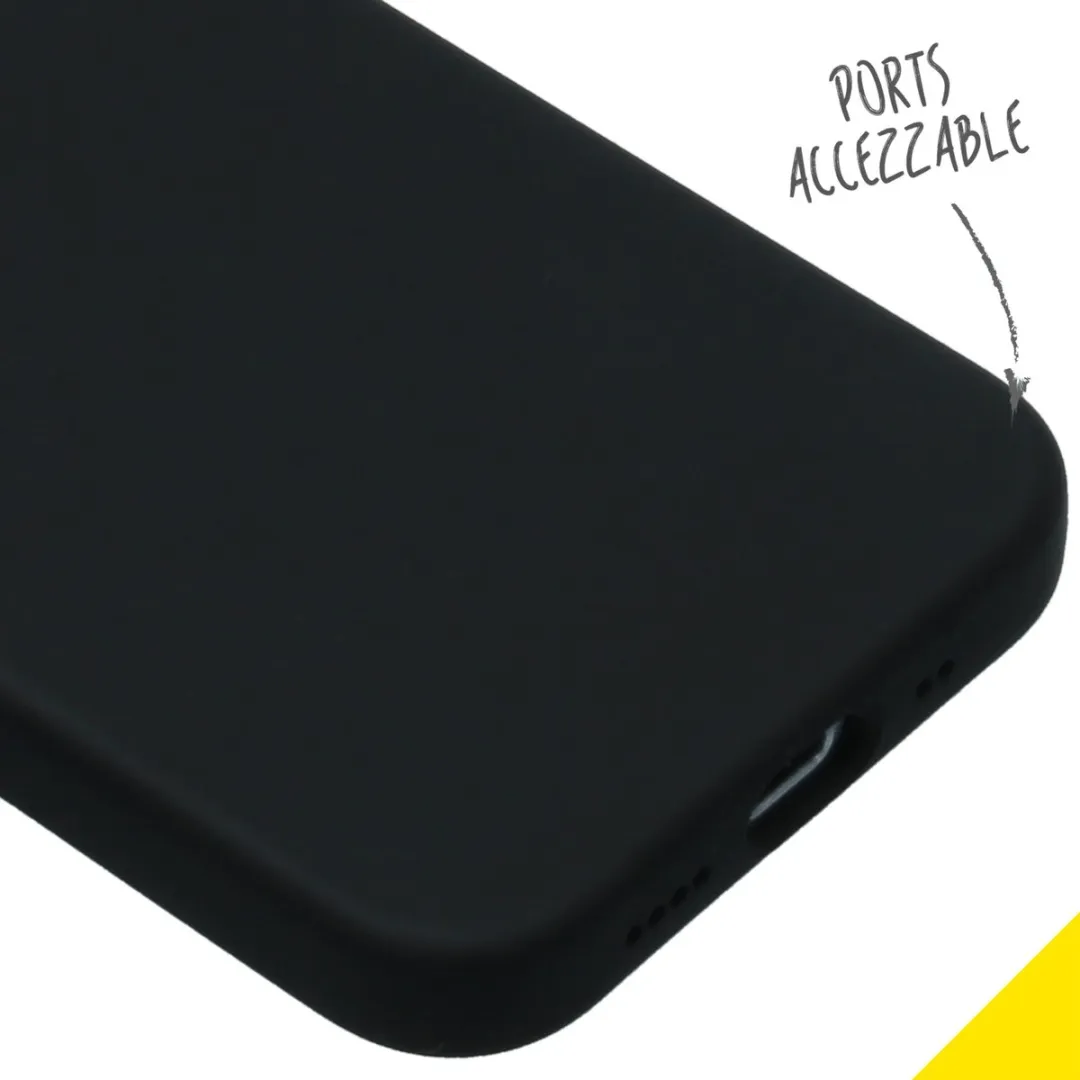 Accezz Hoesje iPhone 12 Mini - Zwart