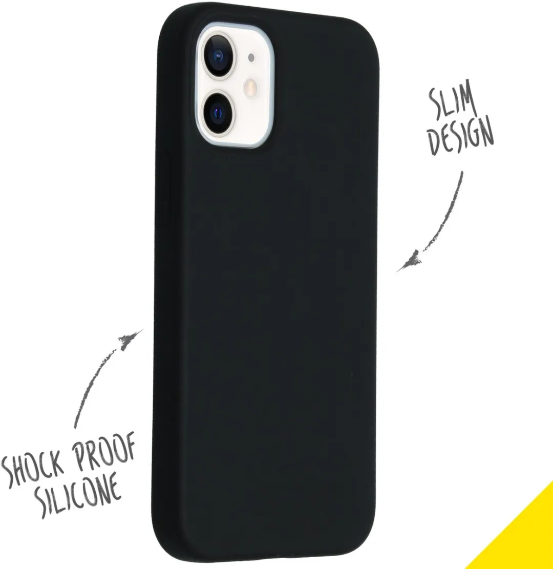 Accezz Hoesje iPhone 12 Mini - Zwart