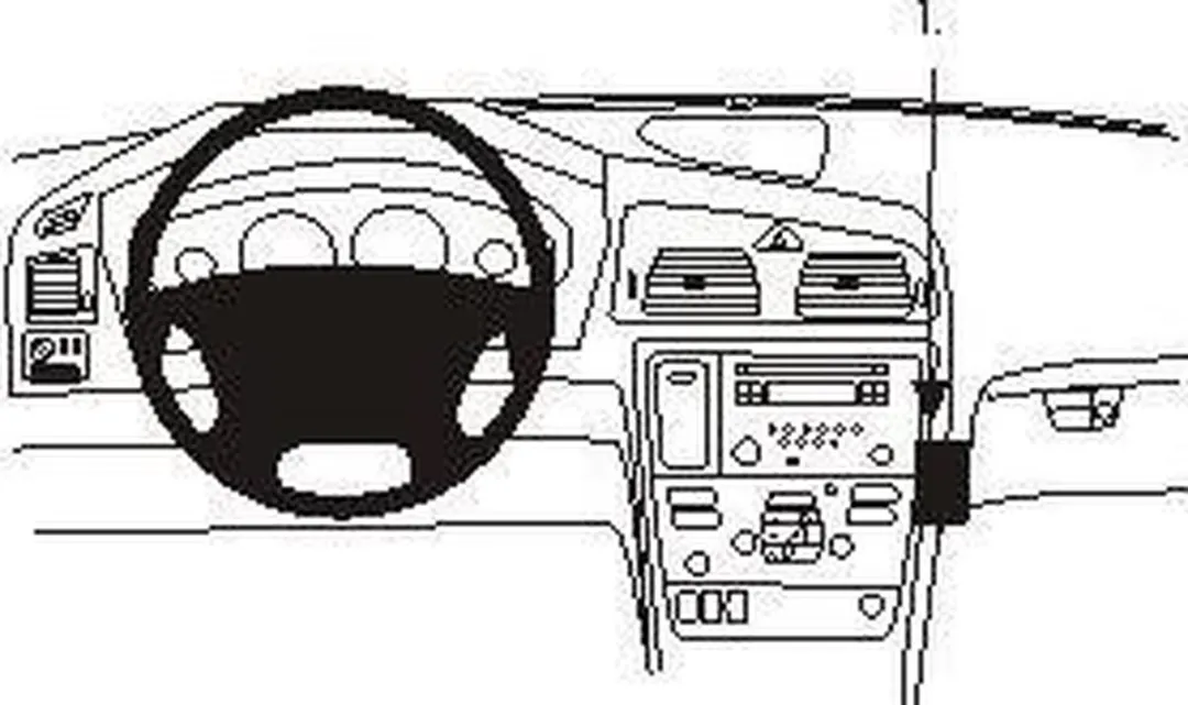 Brodit ProClip 853499 Volvo Houder - Angled Mount
