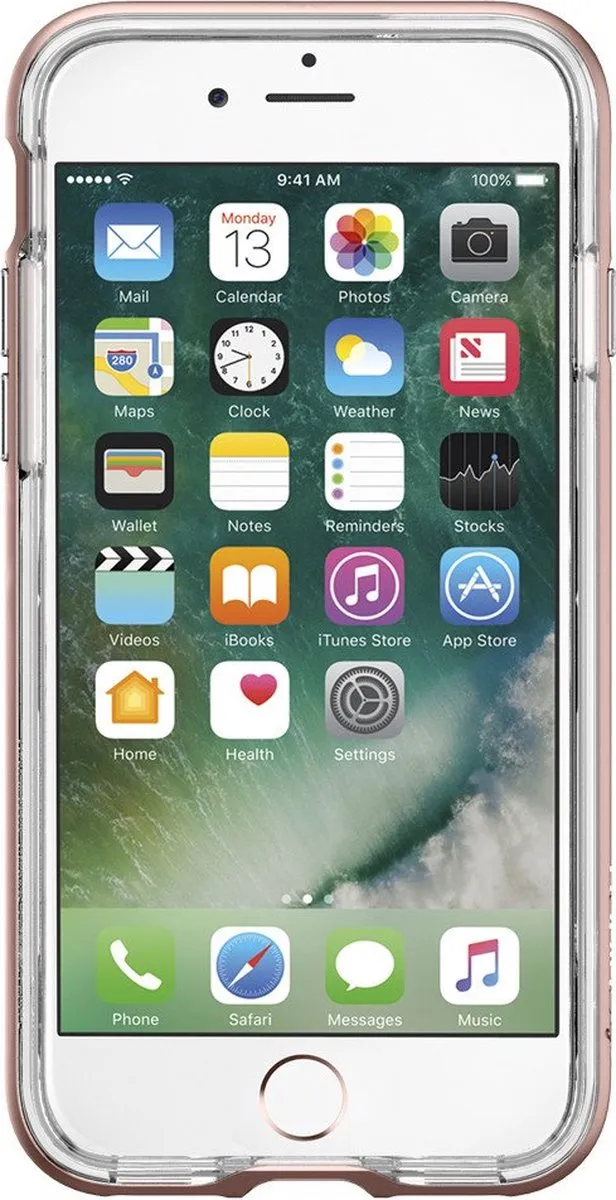 Spigen Crystal Hybrid Hoesje iPhone 7/8 - Roze Goud
