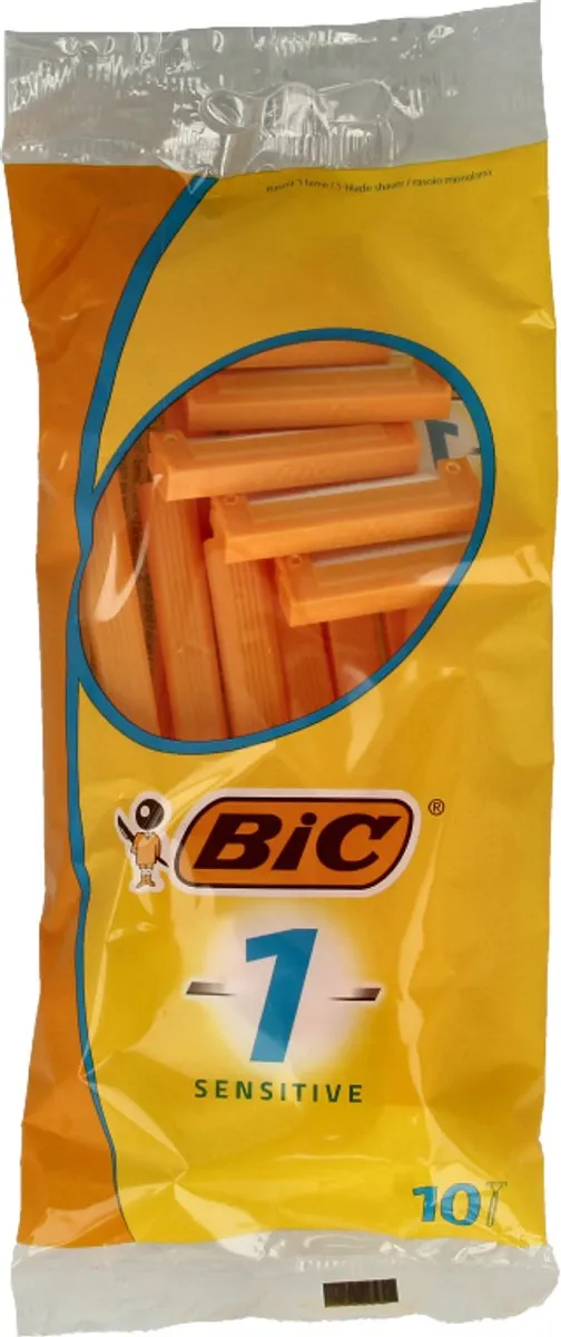Bic Scheermesjes Sensitive Oranje - 10 Stuks