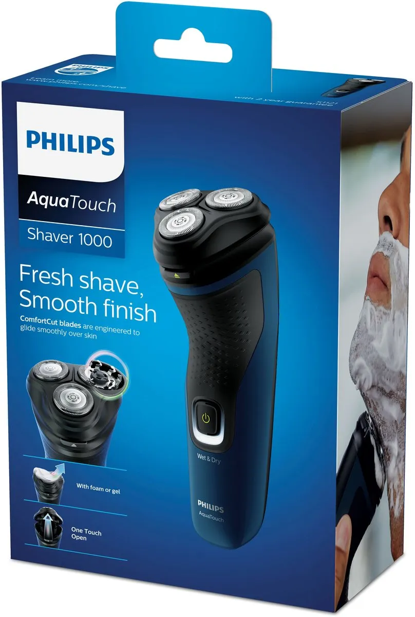 Philips AquaTouch S1121/41 Scheerapparaat - 3 Mesjes