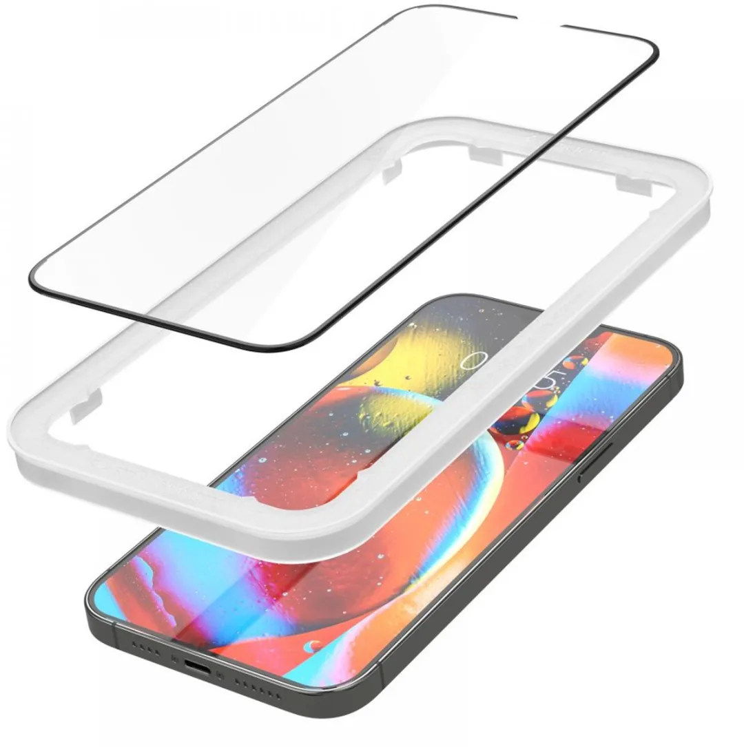 Spigen AlignMaster Glas iPhone 13 Full Cover - 2 Stuks