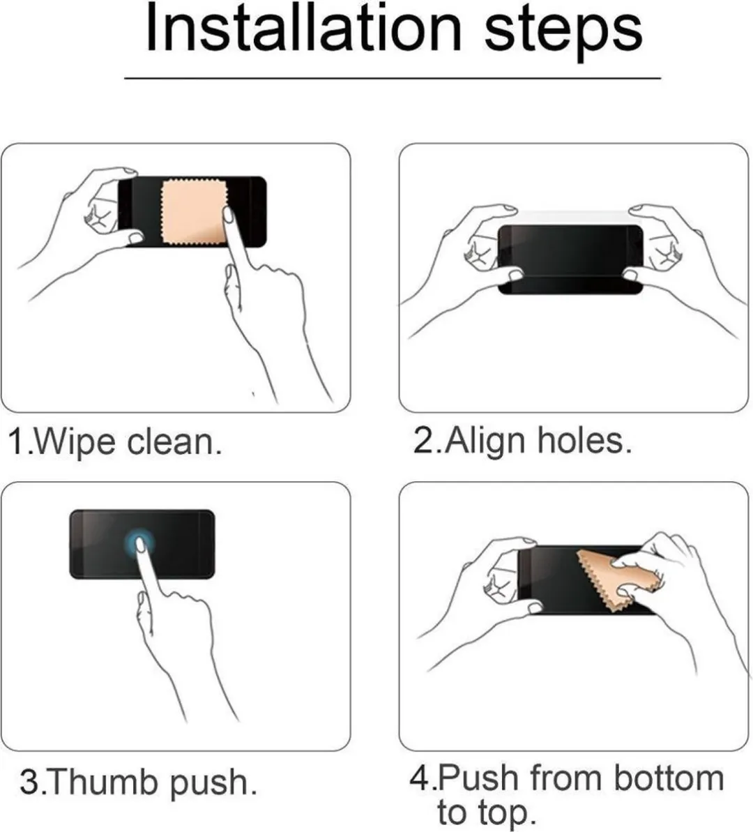 Just in Case Cazy Screenprotector iPhone 7/8 - 2 Stuks