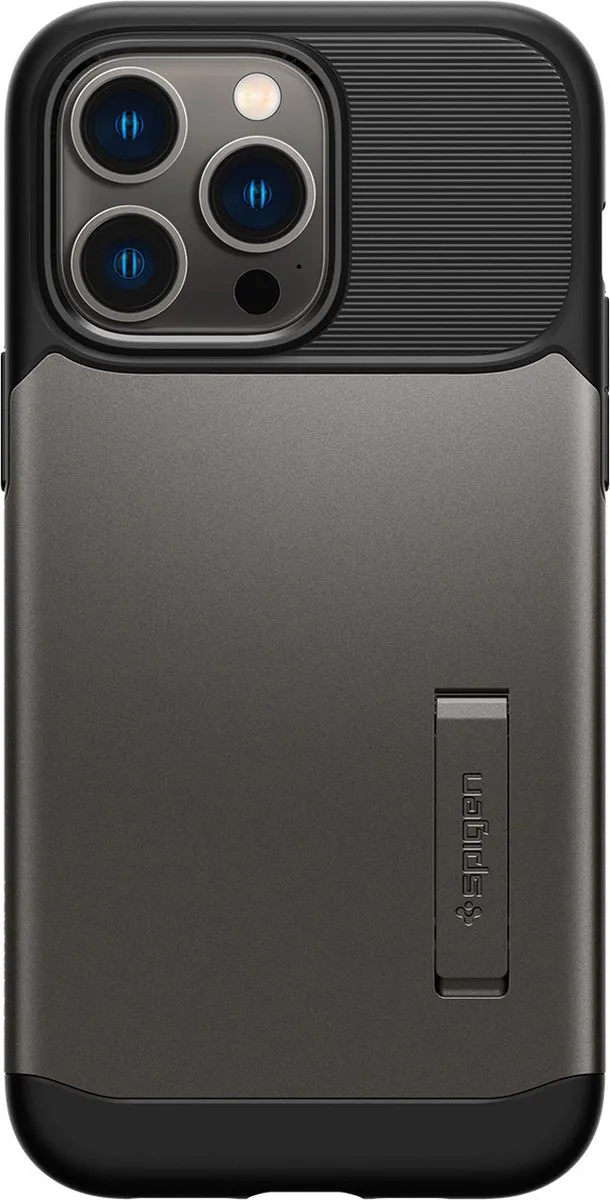 Spigen Slim Armor ACS04645 iPhone 14 Pro Max Hoesje - Gunmetal