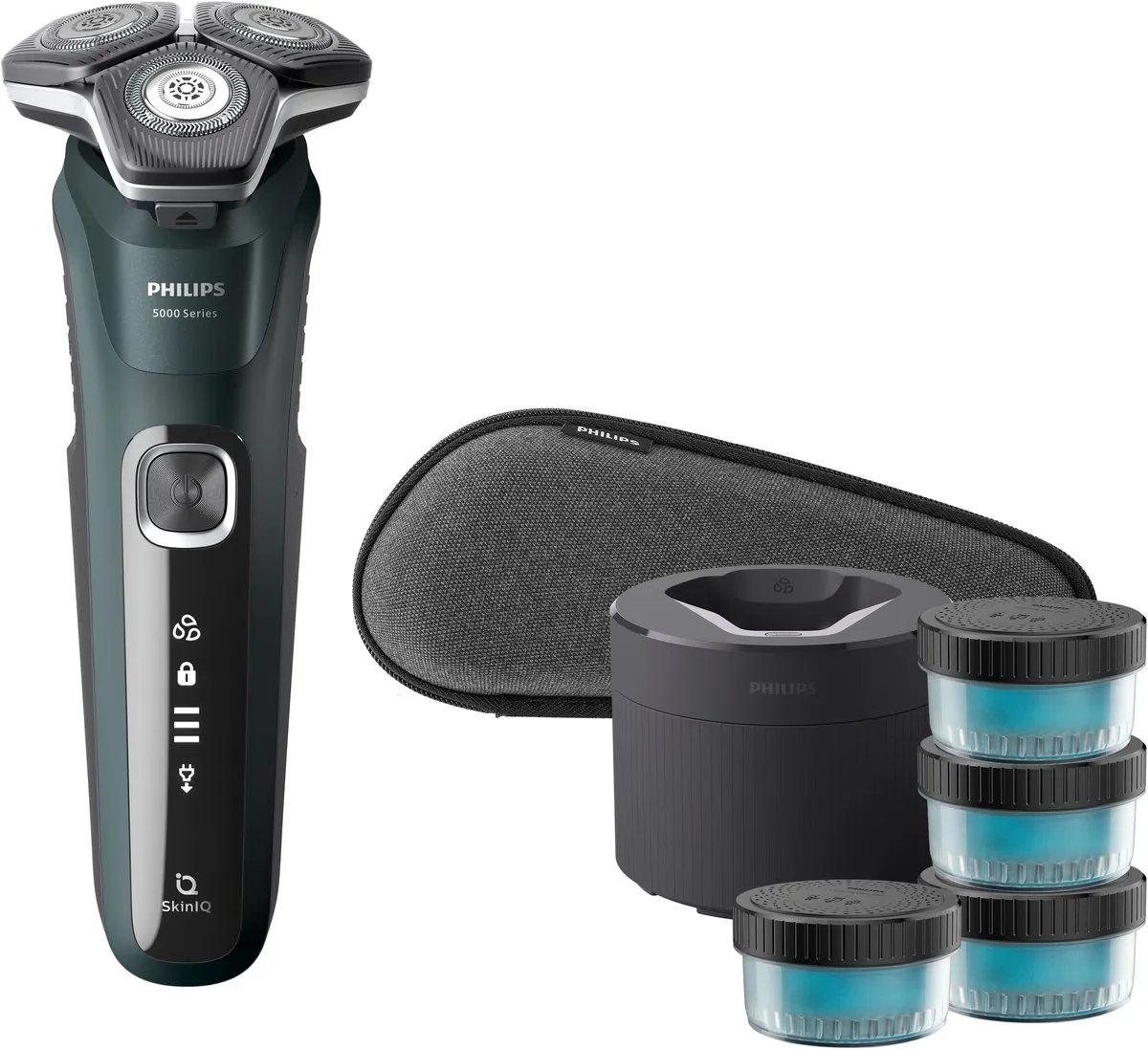 Philips Series 5000 S5884/69 Scheerapparaat - 3 Mesjes - Groen