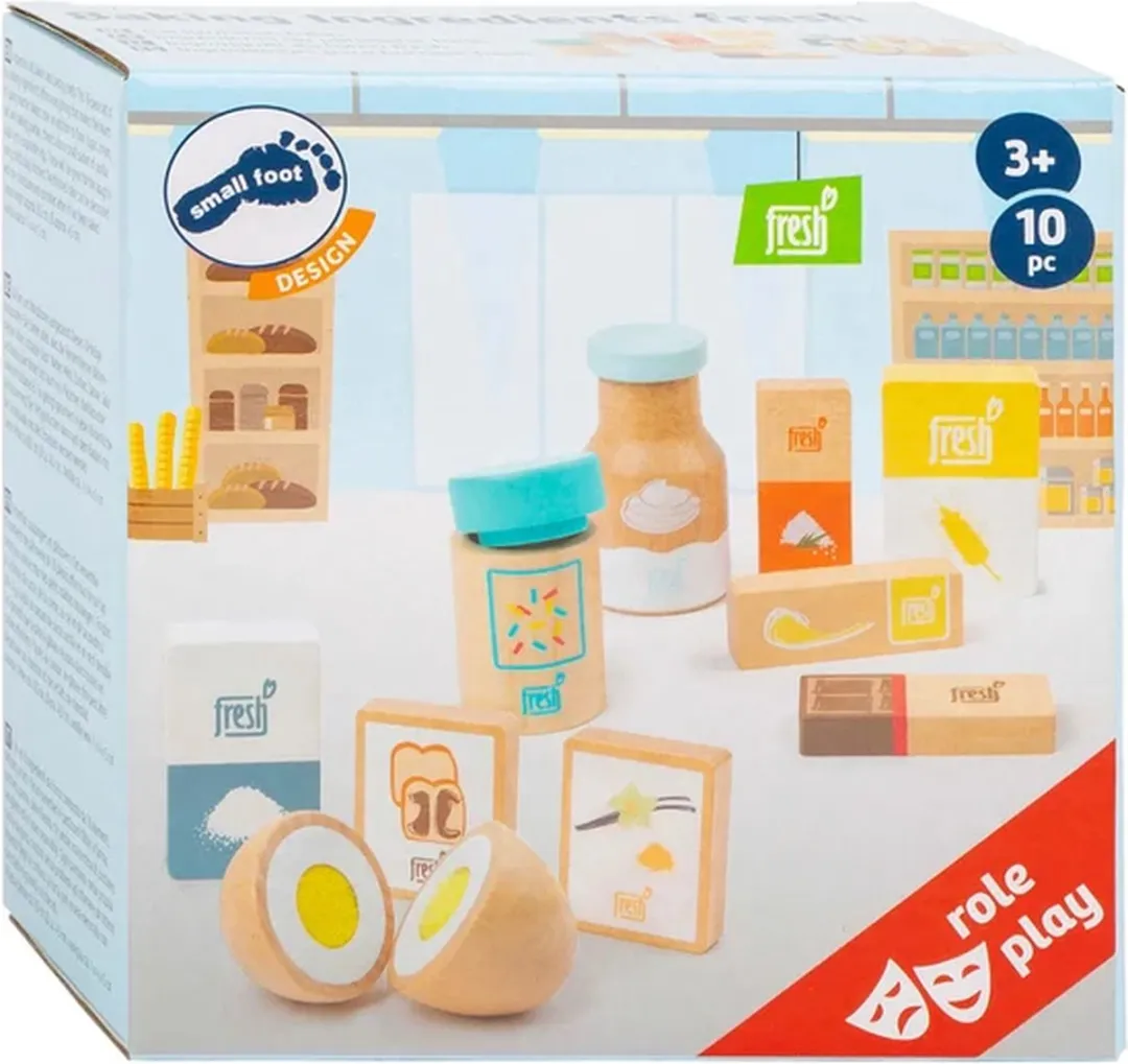 Small Foot Houten Speelgoed Bakbenodigdheden - 10-delig Multicolor