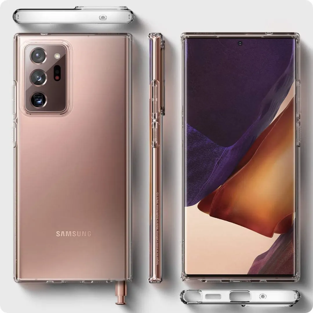Spigen ACS01389 Liquid Crystal Hoesje - Samsung Galaxy Note20 Ultra - Transparant
