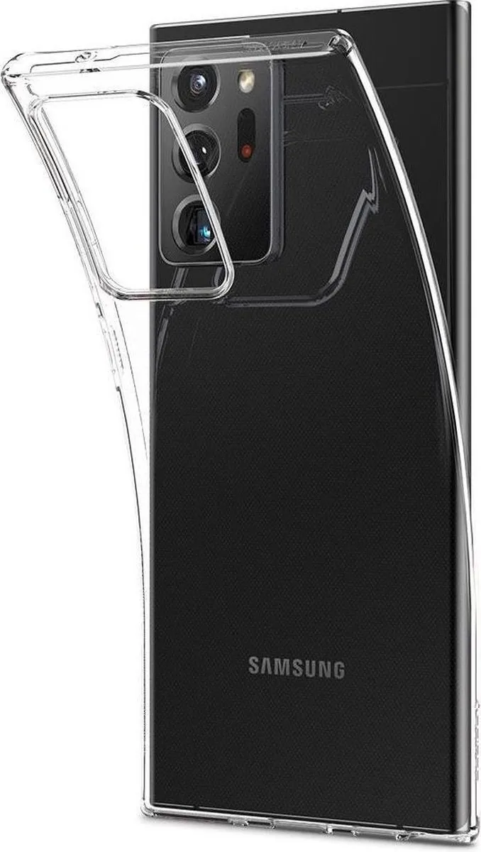 Spigen ACS01389 Liquid Crystal Hoesje - Samsung Galaxy Note20 Ultra - Transparant - afbeelding 6 van 6